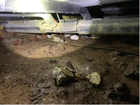 Stadswarmteleiding in de kruipsleuf