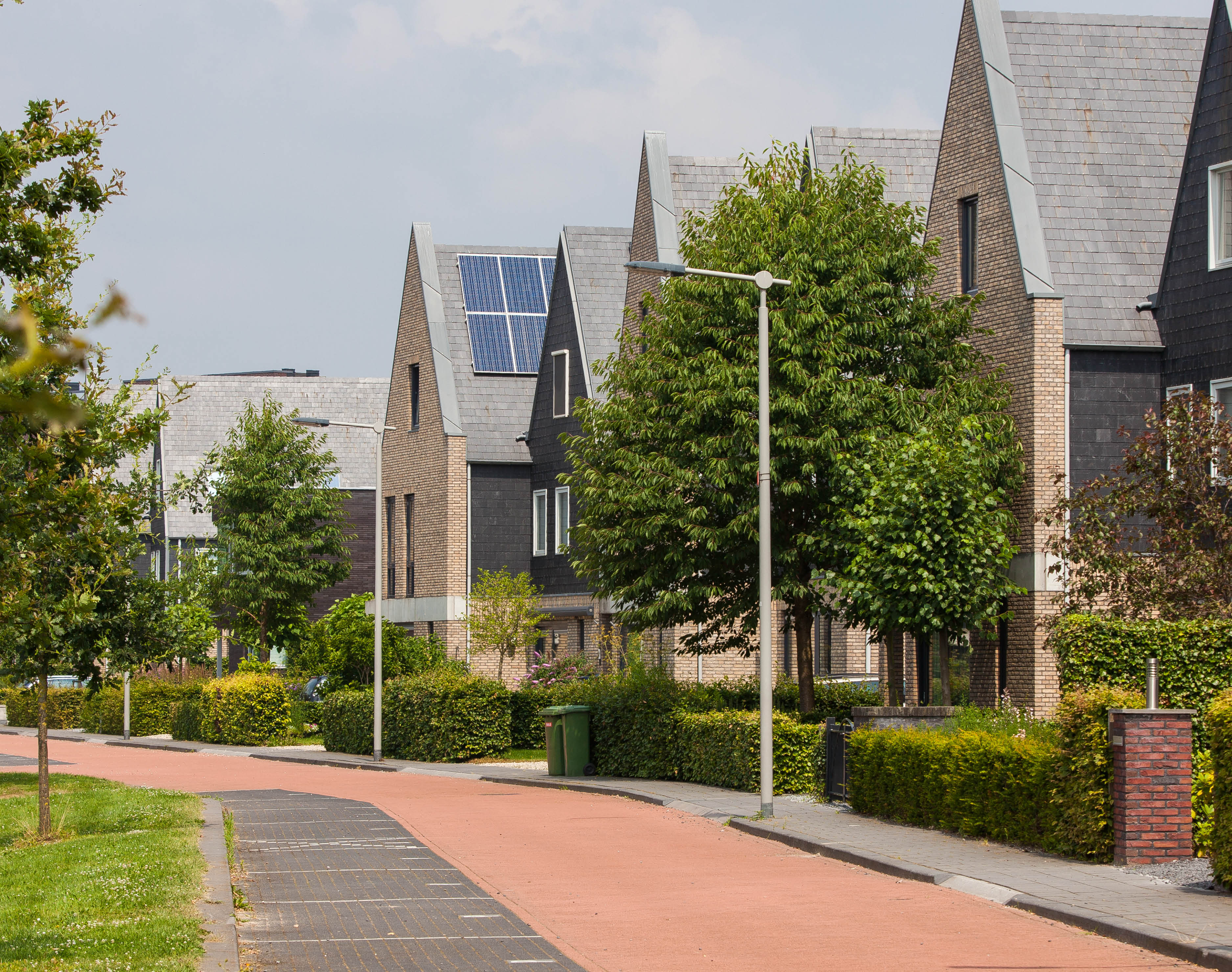 Straatbeeld van woonwijk binnen de Schuytgraaf