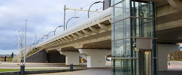 Werkzaamheden nabij het station