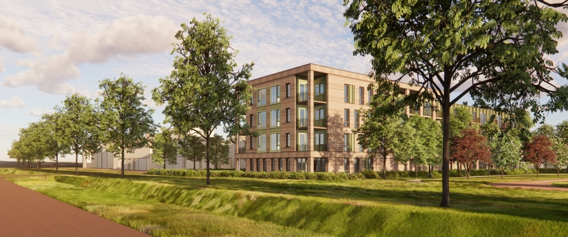 Nieuwbouw van 32 sociale huurappartementen Arnhem - Schuytgraaf
